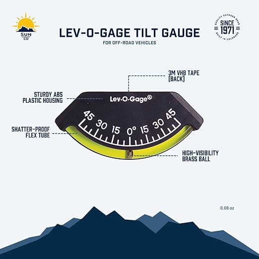 Sun Company 201-F Lev-o-gage Inclinometer | USA-Made Level Gauge - Image 6