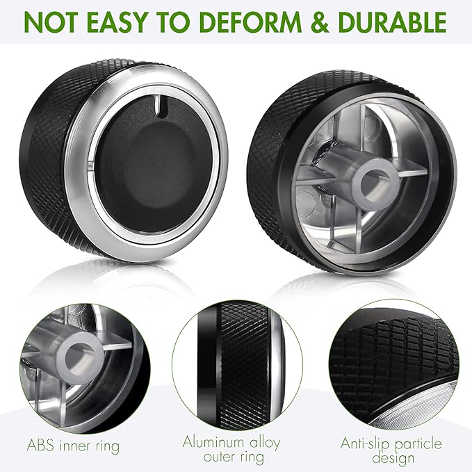 Frienda 6 Pcs Climate Ac Heater Control Knob Blower Fan Control Knob - Image 3