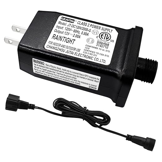 12V 2A Class 2 Power Supply Replacement LED Transformer IP44 LED Light by Airoads