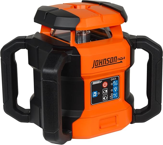 Johnson Level & Tool JRT300-RDHV-K Self-Leveling Red Dual Slope Rotary Laser Kit - Image 8