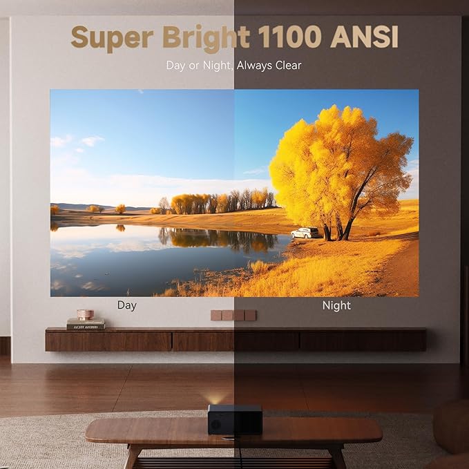 Wanbo X5 Pro Google TV Projector 4K Supported, 1100 ANSI Smart Projector - Image 3