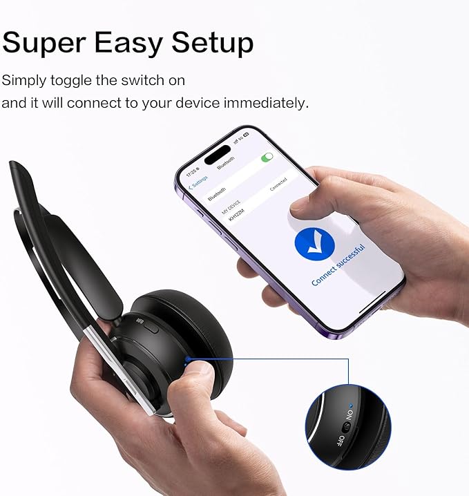 Bluetooth Headset, Wireless Headset - Image 2