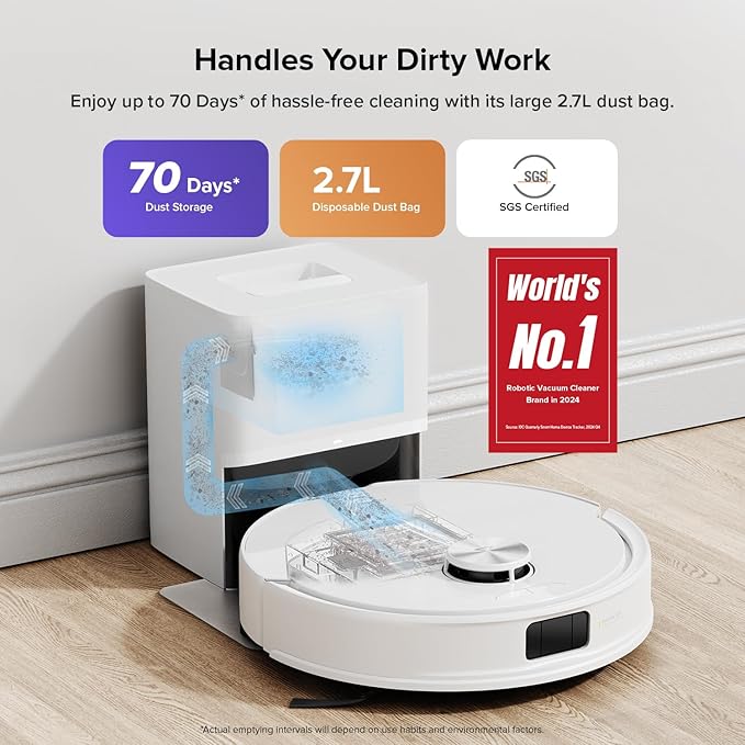 roborock Q10 S5+ Robot Vacuum and Mop, 000Pa Suction, Upgraded from Q8 max+ - Image 2