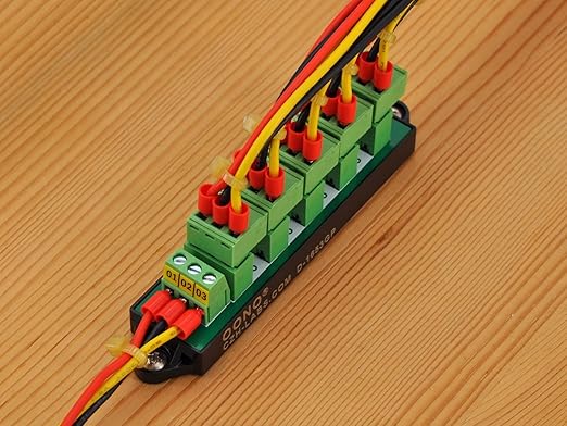 16Amp 300V 3x6 Position Pluggable Terminal Block Distribution Module. OONO - Image 7
