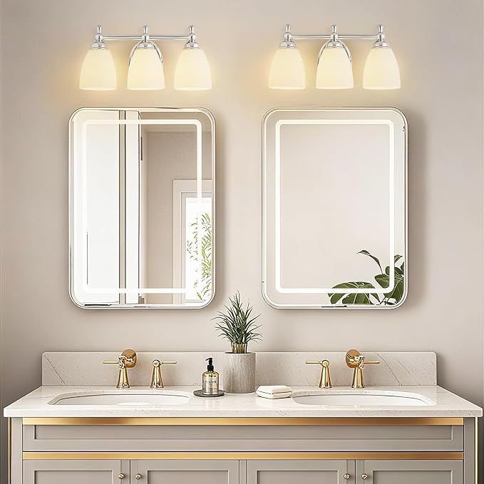 EJIAXIN Bathroom Light Fixtures, 3 Light Bathroom Lighting Fixtures Over Mirror - Image 7