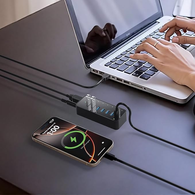 USB 3.0 Hub, 7Ports USB Hub - Image 6