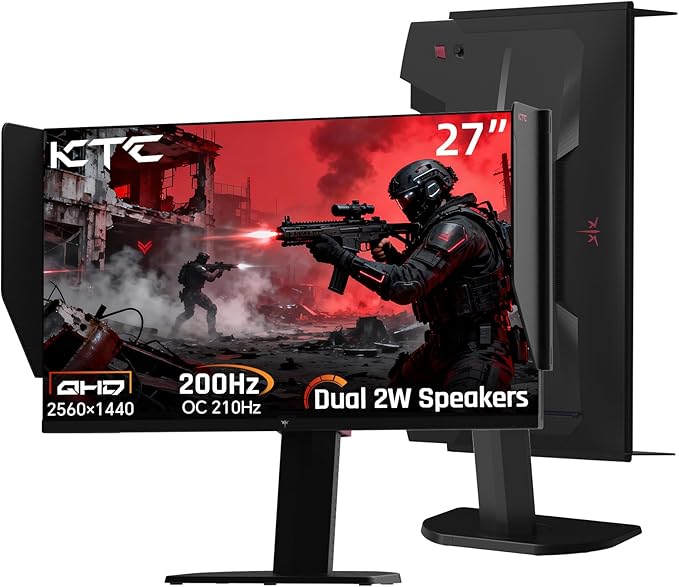 KTC 27M1 27 Inch Gaming Monitor, 1440P Monitor by KTC