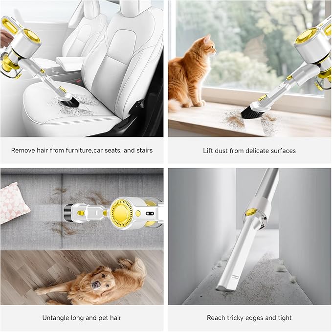 Honki Cordless Vacuum Cleaner for Home, Powerful Stick Vacuum - Image 6