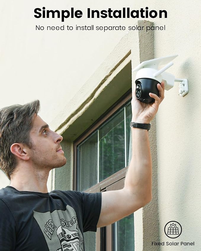 AOSU Solar Camera Security Outdoor - Image 2