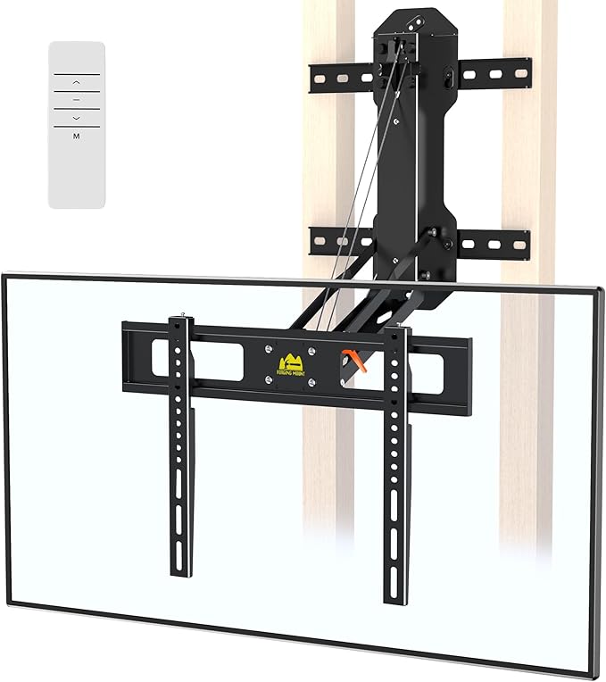 FORGING MOUNT Motorized Fireplace Pull Down TV Mount by FORGINGMOUNT