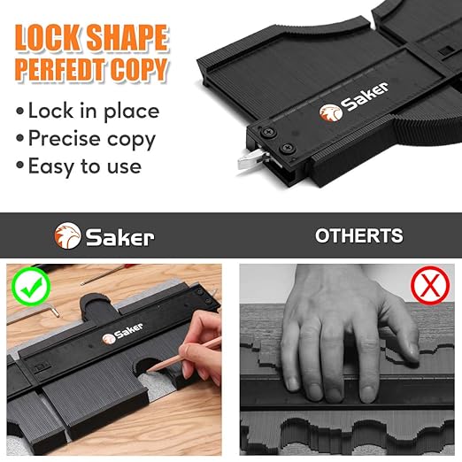 Saker Connection Profile Gauge-Adjustable Lock-Must Have Tool - Image 3