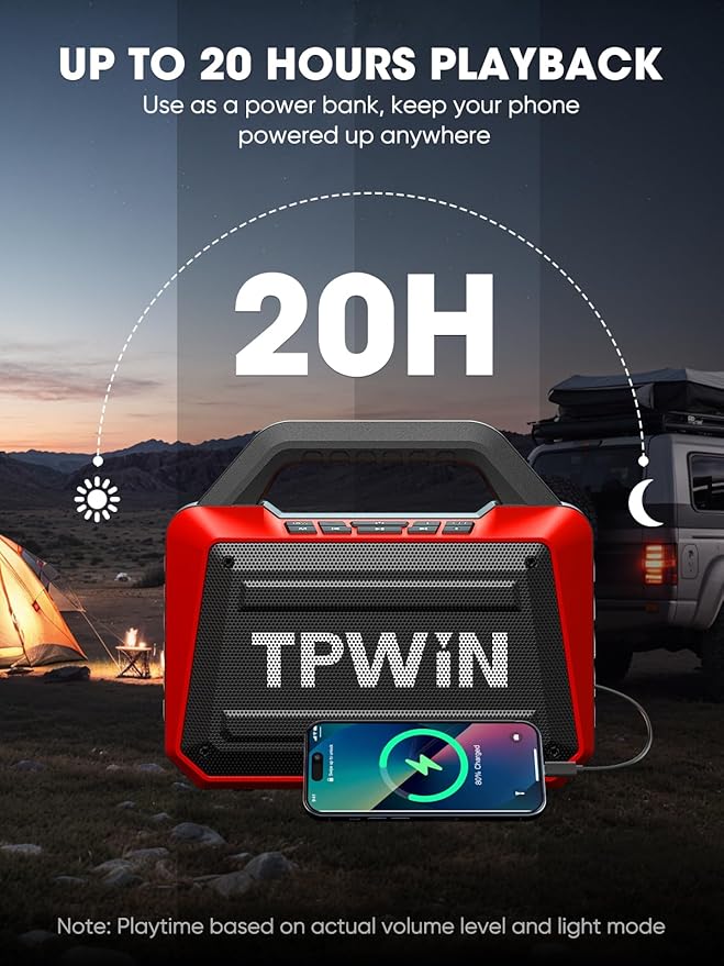 TPWIN Portable Bluetooth Speakers - Image 3