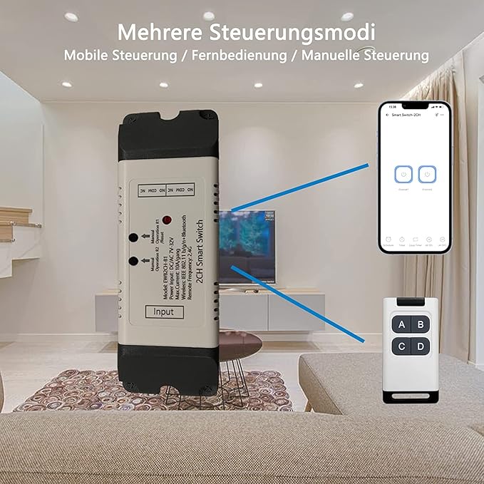 Newgoal 2 Channel EWelink Wireless Switch - Image 5
