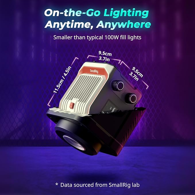 SmallRig RC 100C RGBWW LED Video Light, - Image 2