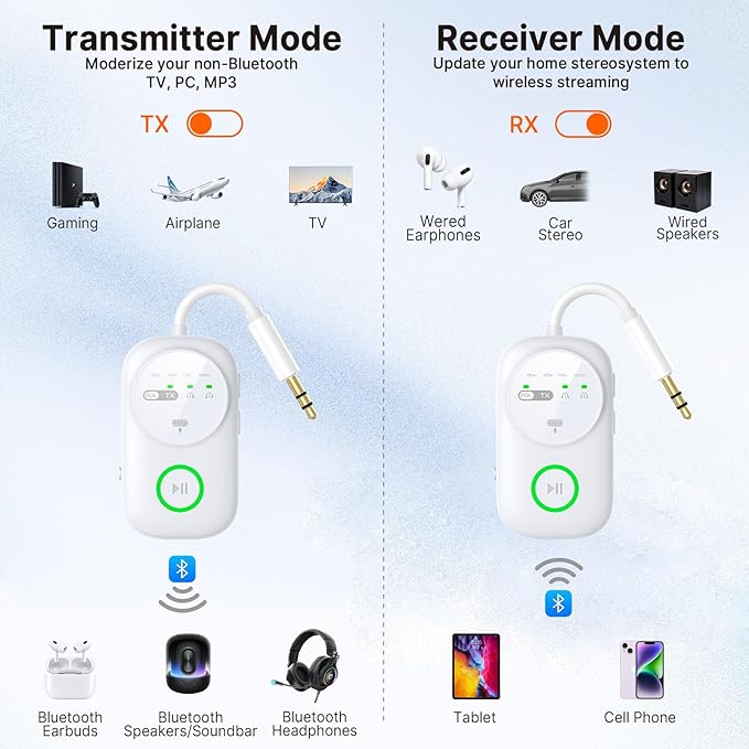 PinPure Bluetooth 5.4 Transmitter Receiver - Image 3