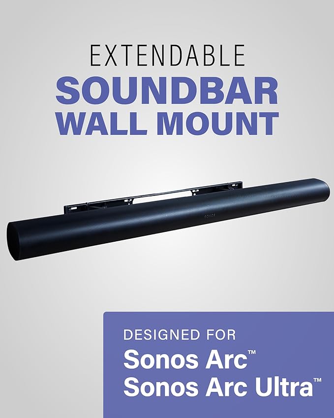 SANUS Extendable Soundbar Wall Mount - Image 2