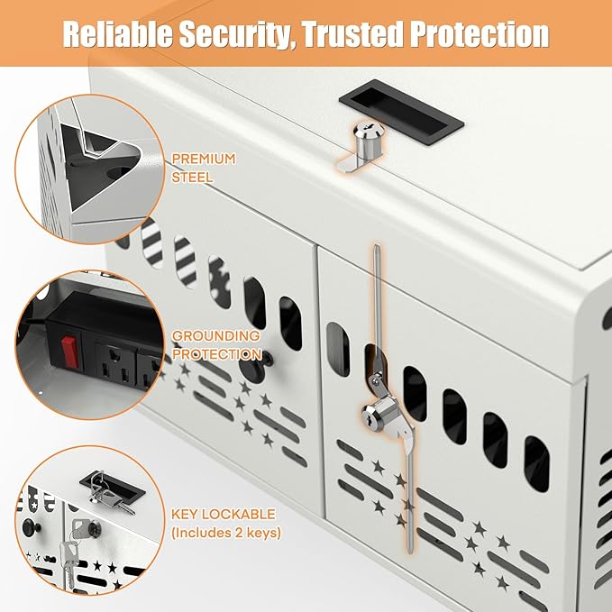 12-Device Charging Cabinet -Lockable Charging Station - Image 6