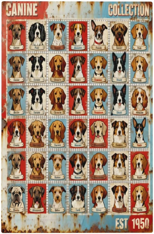Bvtewkhz Dogs Funny Puppy Pets Vintage No Device Single Blank Decorative Outlet by Unknown