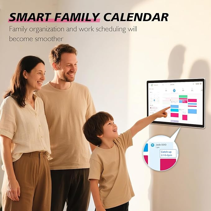 Large Touchscreen Monitor Digital Electronic Calendar, Downloadable APP - Image 2