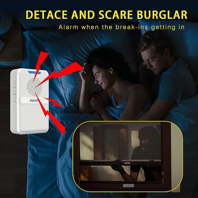 Door Chime, Wireless 600Ft Range 5 Adjustable Volume 1 Magnetic Door Open - Image 4