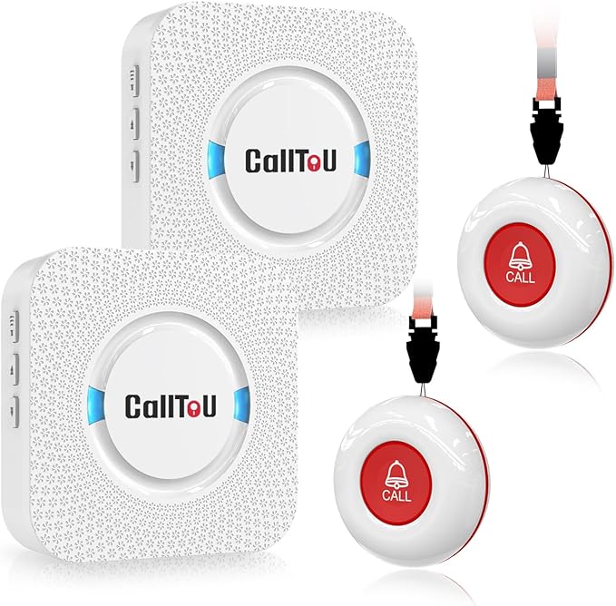 CallToU Wireless Caregiver Pager Smart Call System 2 SOS Call by CallToU
