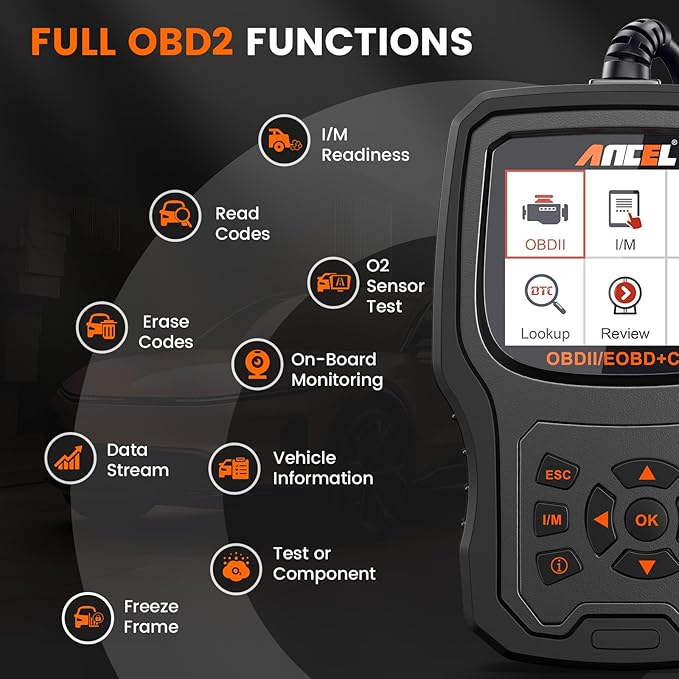 ANCEL AD530 OBD2 Scanner-Upgraded AD310, Car Code Reader - Image 4