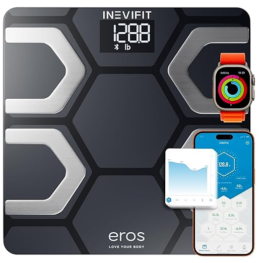 INEVIFIT EROS Bluetooth Body Fat Scale Smart BMI Highly Accurate Digital by INEVIFIT