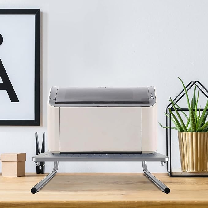 suptek Monitor Stand Riser, Laptop Holder Printer Riser Desk Accessories - Image 7
