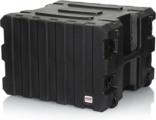 Gator Cases Pro Series 19" Depth 8U Rolling Rack Case by GatorCases