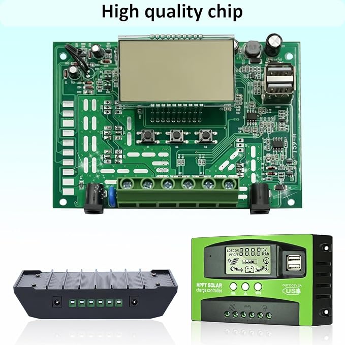 100A MPPT Solar Charge Controller 12v/24v Current Auto Focus MPPT Tracking - Image 3