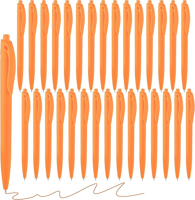 Aozora Pens Bulk 30 Pack Click Pens No Bleed Wholesale Retractable Ballpoint by Aozora