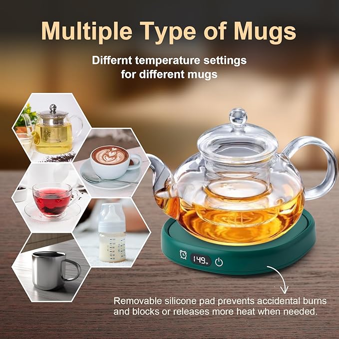 Bsigo Cute Cat Mug Set & Electric Smart Mug Warmer - Image 4