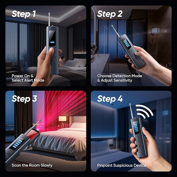Qyzue Hidden Camera Detectors, Spy Camera Detector - Image 4