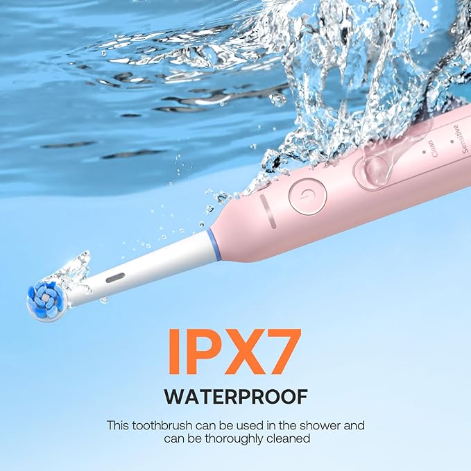 Bitvae Rotating Electric Toothbrush 2 Packs - Image 3