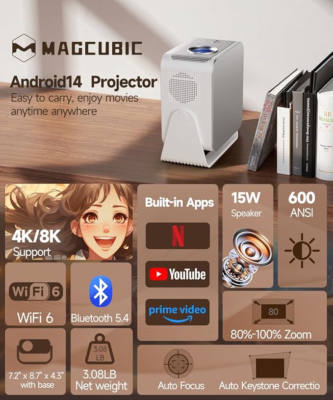 Android 14 Smart Projector - Image 2