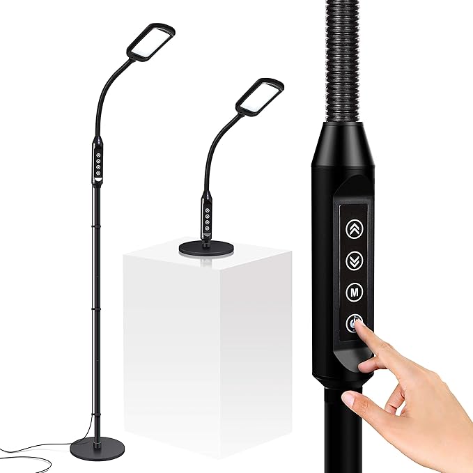 Brightech Litespan 2-in-1 LED Floor & Desk Lamp, Adjustable Height, Esthetician by Brightech