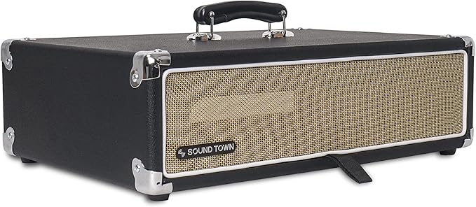 Sound Town Vintage 2U Amp Rack Case, 12.5" Depth by SOUNDTOWN
