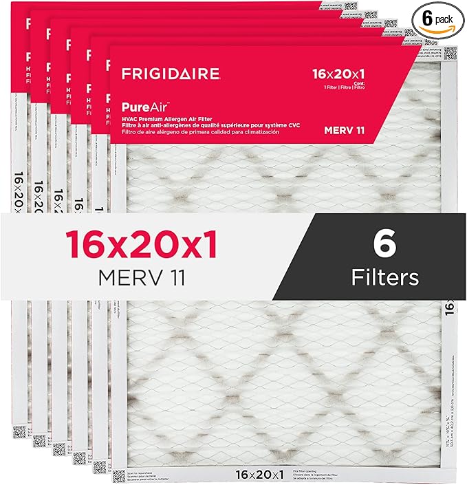 Frigidaire PureAir® 16x20x1 MERV 11 Prem Allergen Electrostatic Pleated Air by Frigidaire