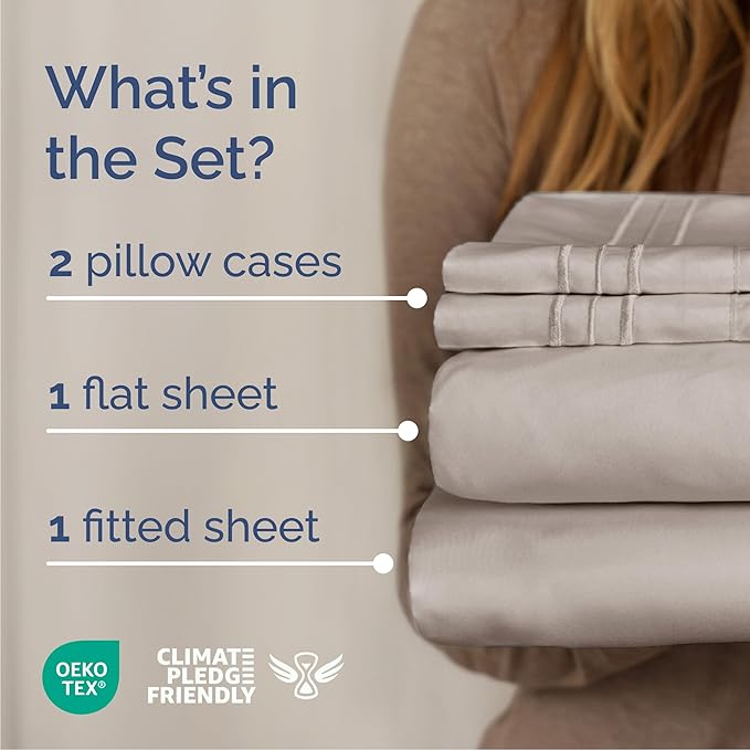 Cal King Size 4 Piece Sheet Set - Image 2