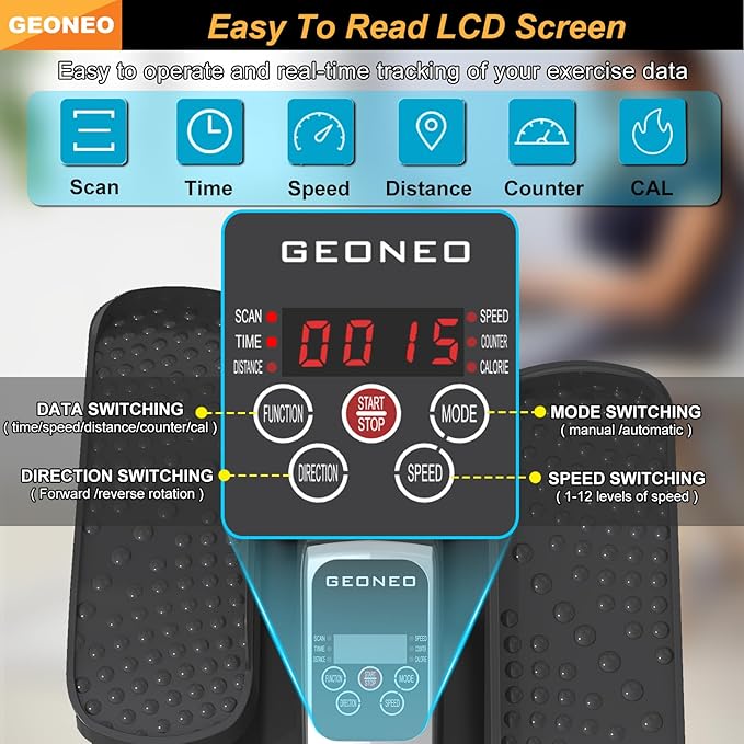 Under Desk Elliptical Machine, Electric Elliptical Exerciser - Image 3