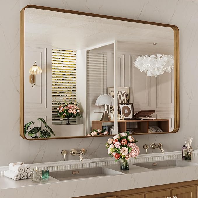 LOAAO 50X30 Inch Bathroom Mirror - Image 3
