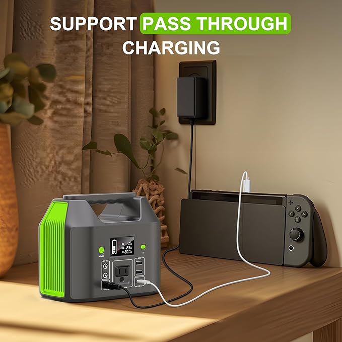 SinKeu Portable Power Station, 122.8Wh LiFePO4 Battery - Image 6