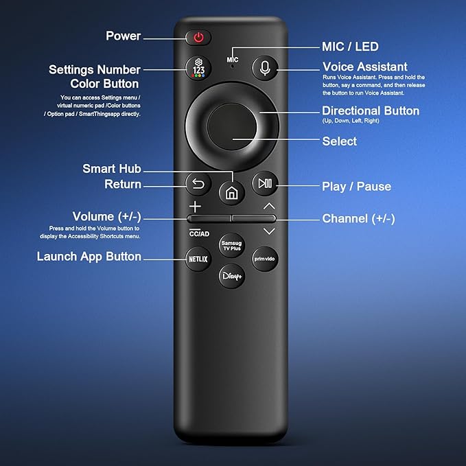 BN59-01432A TM2360E Rechargeable Voice Remote - Image 7