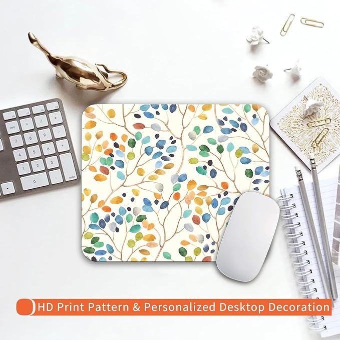 Armanza Square Mouse Pad Colorful Forest, Personalized Premium-Textured Custom - Image 6