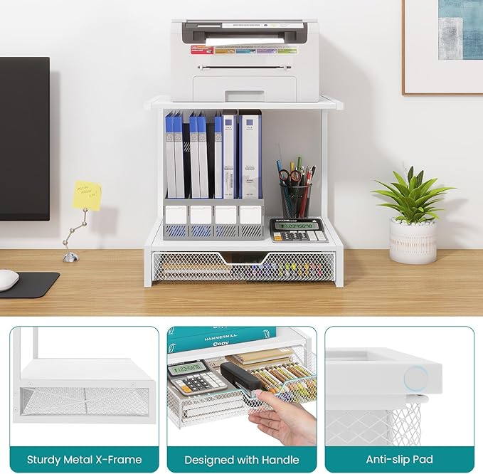 ELITEROO Printer Stand for Desk - Image 6