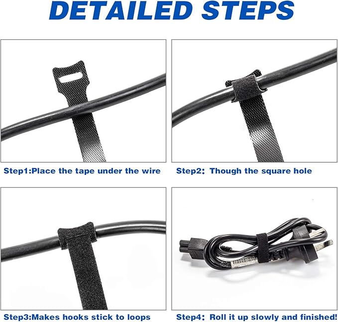 OneLeaf 80PCS Reusable Cable Ties, Data Centers - Image 8