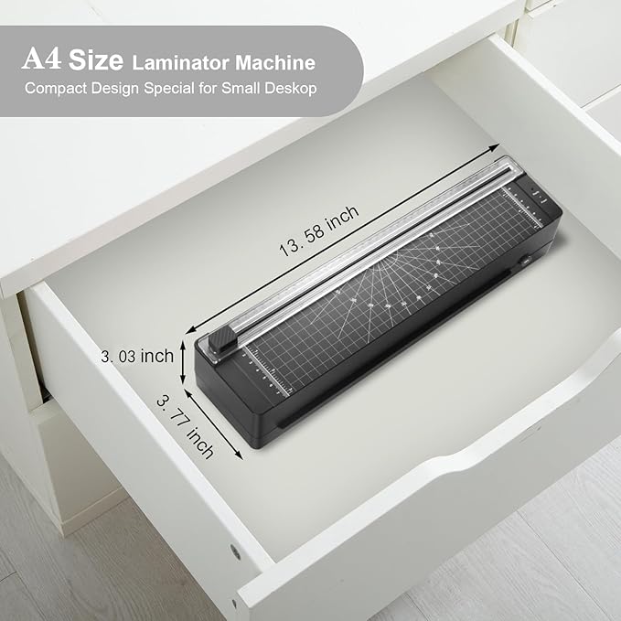 Laminator Machine 9-inch Includes 10pcs ，Laminating Sheets - Image 2