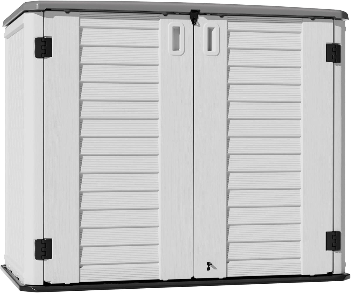 mrosaa outdoor patio storage shed,waterproof horizontal outdoor storage, main product view