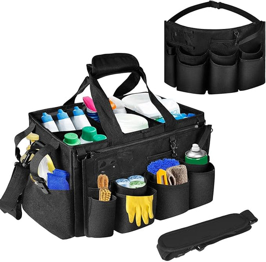 Boczif Cleaning Caddy Bag Wearable, Cleaning Caddy Supplies Organizer by Boczif