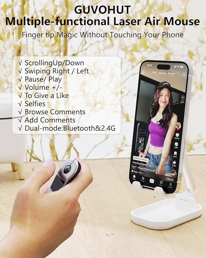 GUVOHUT Air Mouse for PC/iOS/Android - Image 2